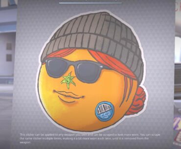 I made a sticker I call “citrus sally”