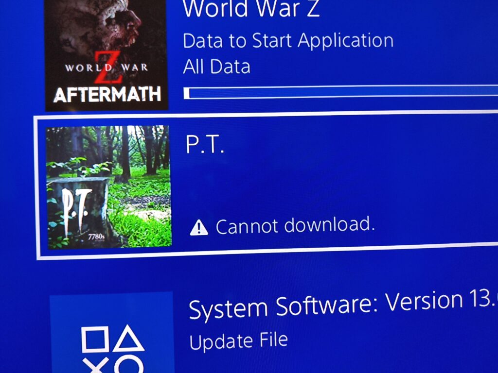 I just fired up my old PS4, and saw this notification still waiting 12 years later.