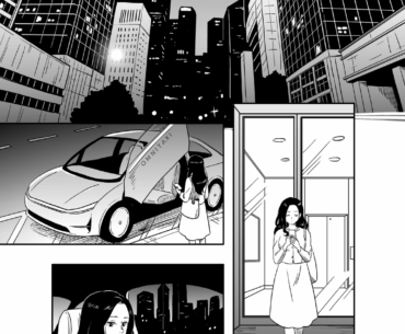 [OC] Made a dystopia manga "DRIVEN BY HUMANS"