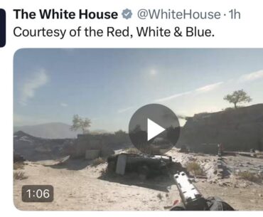 [COD] Whitehouse twitter posted Modern Warfare III clip. No cap FR