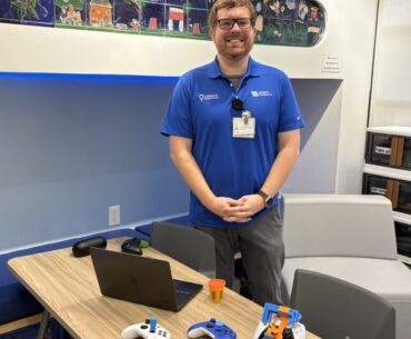 Gaming specialist helps young hospital patients heal, find escape