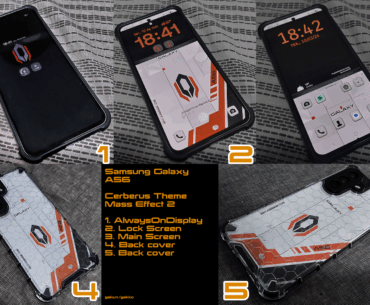Managed to do a Mass Effect 2-inspired phone case, with the Cerberus faction colors.