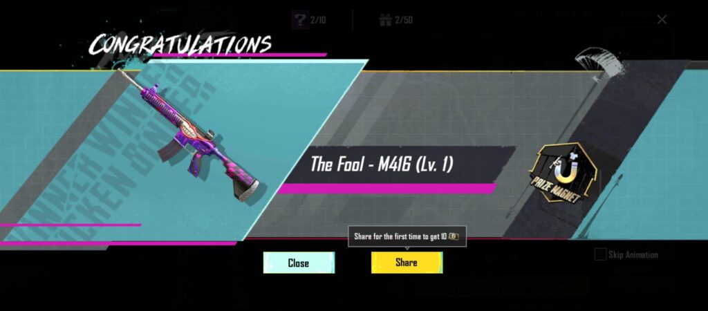 Got it in just one spin 😂💖