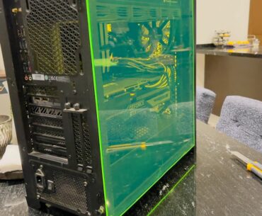 Exploded glass is now radioactive acrylic!