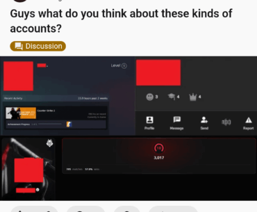 Only cheaters can bury their head in the sand when it comes to playing these kinds of accounts.