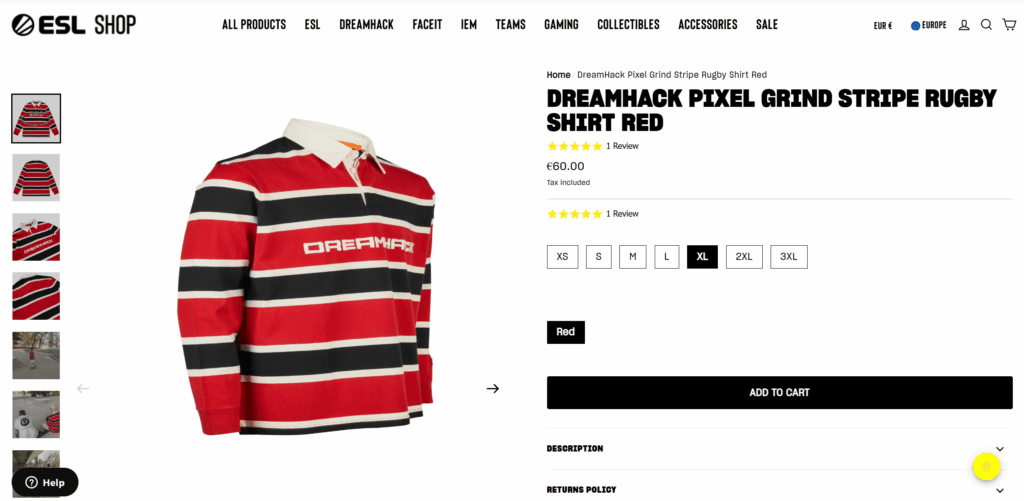 Not the Dreamhack Chris-chan shirt from ESL Shop