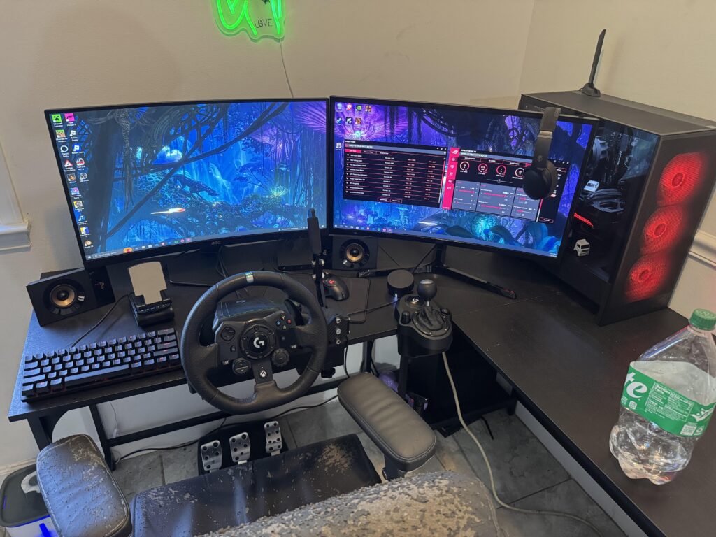 Finished cable management today