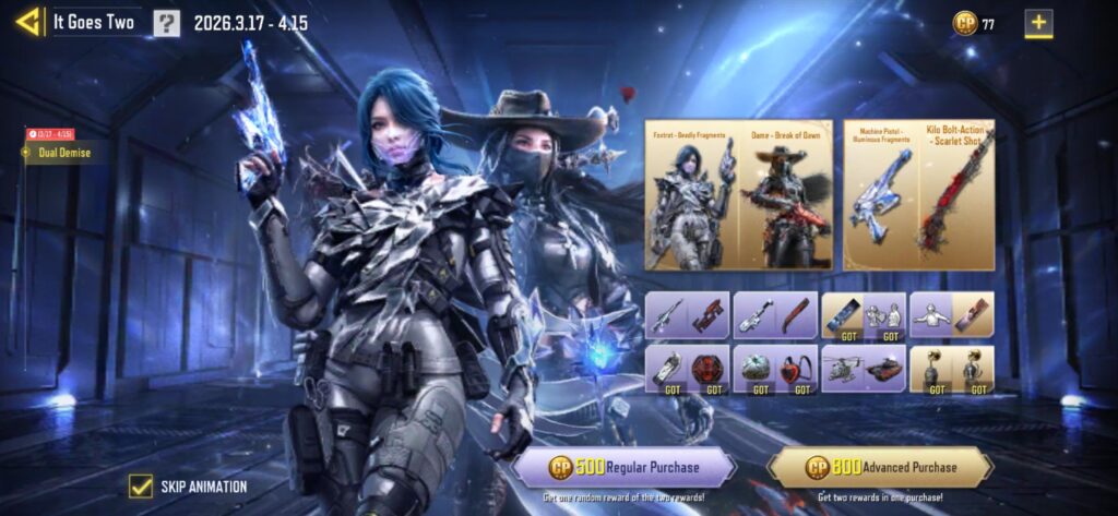 Total COD Points required?