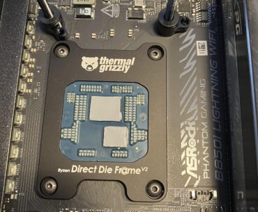 Direct Die cooling with PTM7950