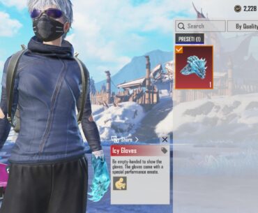 Haven't been using this gloves since it hides when holding a weapon. Hope they'll update it 😔