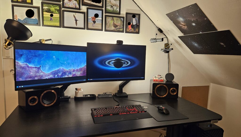 Cleaned up and re-arranged my WFH / Gaming space