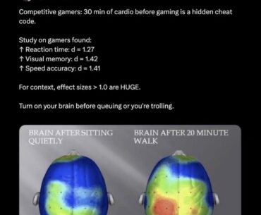 30 minutes of work out before gaming. Let’s see!