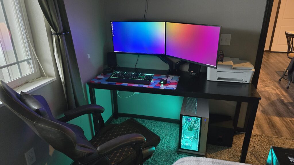 Not too bad for a budget battlestation.