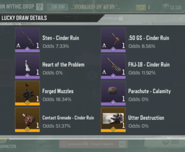 51.37% chances to get the legendary contact grenade, and still managed to get the lower odds item first