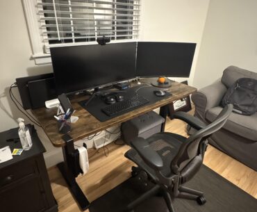 Looking for feedback on my desk setup — what would you improve?