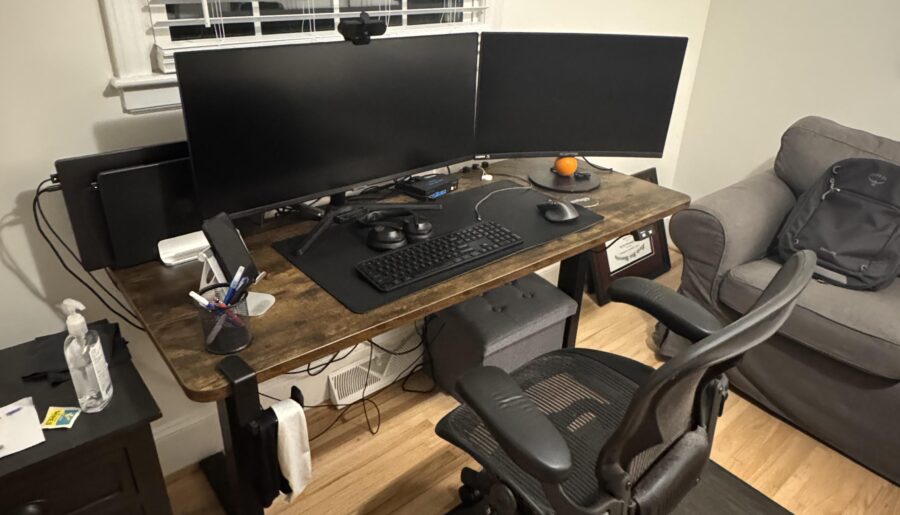 Looking for feedback on my desk setup — what would you improve?