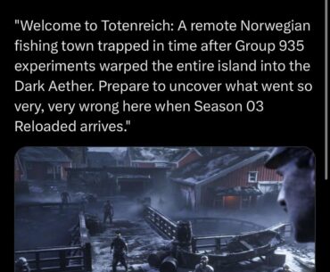 The official description for the new map ‘Totenreich’
