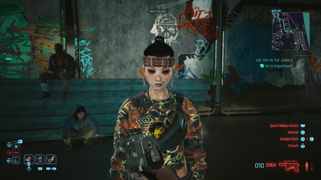 Aggressive Homeless/Pedestrian NPCs in Phantom Liberty