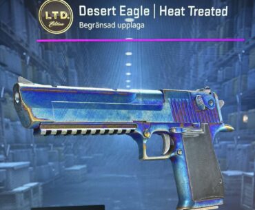 desert eagle heat treated blue gem??
