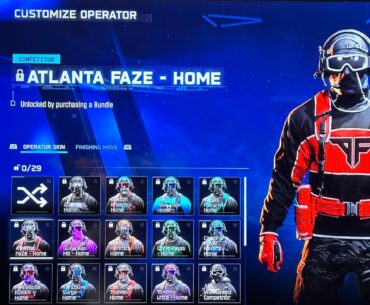 I have the faze clan bundle from bo6 but it doesn’t show up in warzone anymore