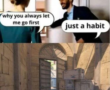 "Just a habit"