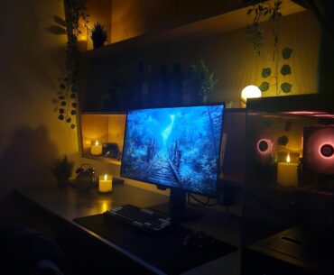 Decorated my desk. I think it turned out quite decent.