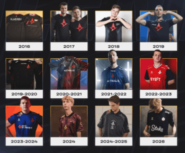 How the Astralis jersey has changed since 2016