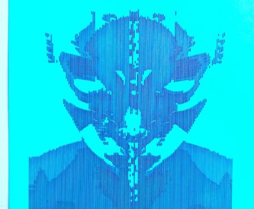 Some fanart for Marathon. Pen plotted on a Cricut explore 4