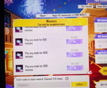 8th anniversary codes