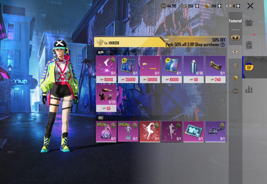 RP point vouchers