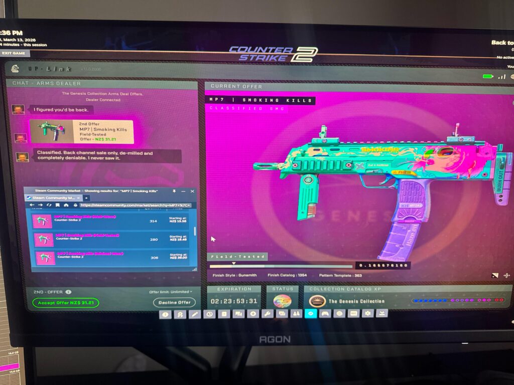 Pay almost double for a skin