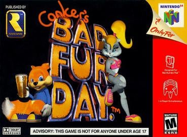 On this Day, 25 years ago. The Nintendo 64 game Conkers Bad Fur Day was released. This was the final Rare game released on that console. In addition to being the final game released as a independent company before being bought by Microsoft in 2002.