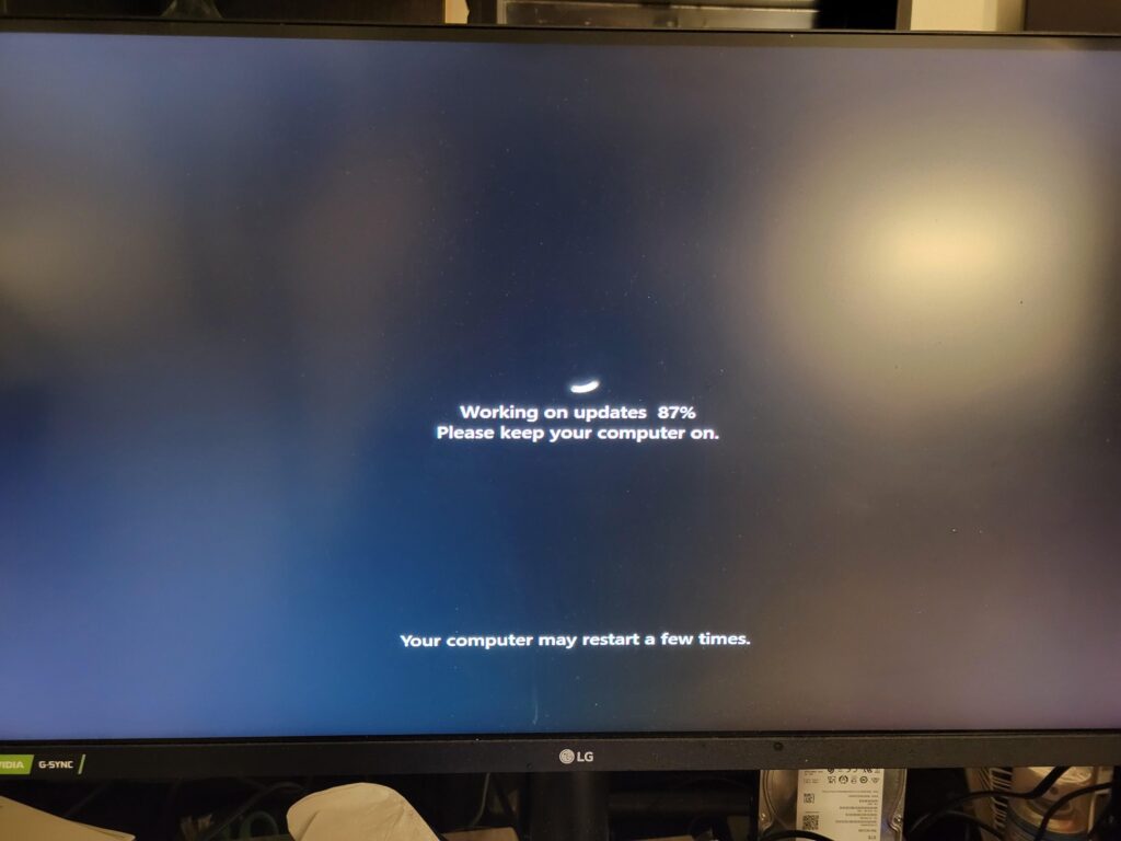 Windows 10 automatically started installing the Windows 11 update while I was taking a shower.