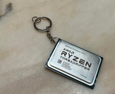 Just bought a Threadripper Keychain never thought I’d hold a threadripper in my life lol