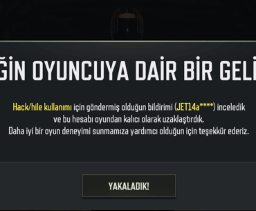Hile kötü bir yazılımdır kullanmayın!!