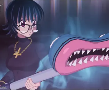 Nen Impact to clean up the competition with her toothy vacuum