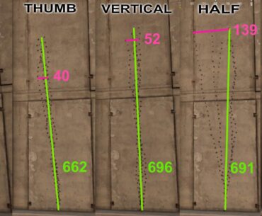 Tested the 5 grips with the new update and here's the (not so scientific) results