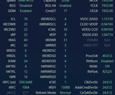 Help with RAM timings for 5800x3d