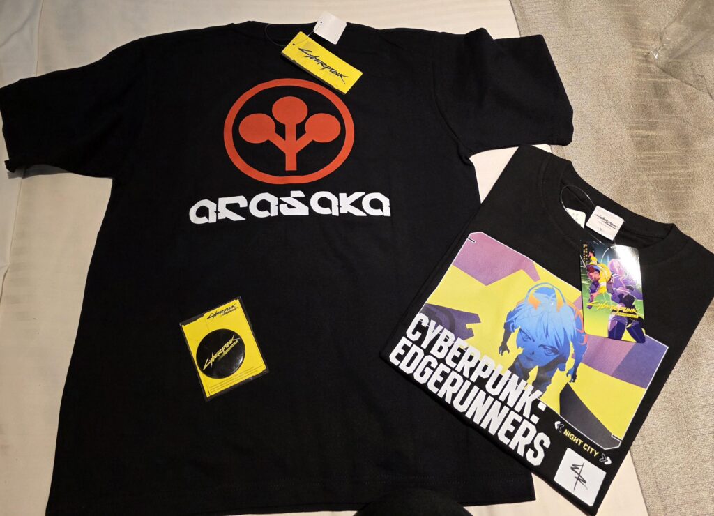 Official Cyberpunk merch from Tokyo