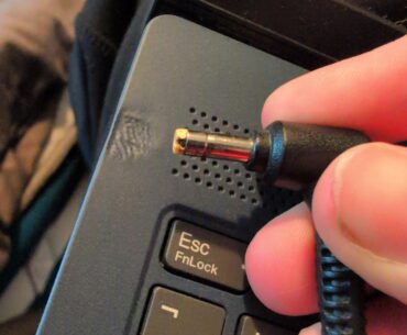 My sister says she smelled smoke coming from her laptop and handed it to me...