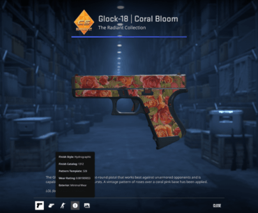 The playside has almost no pink (is it rare)?