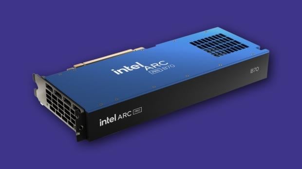 Intel's latest Arc Graphics driver officially adds gaming support for the new Arc Pro B70 2