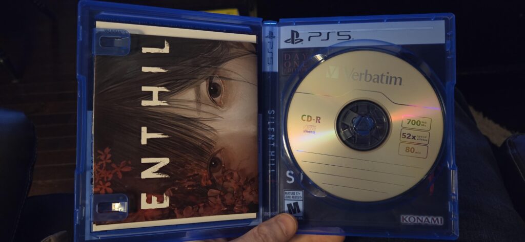 Bought Silent Hill F "new" from Amazon and received this