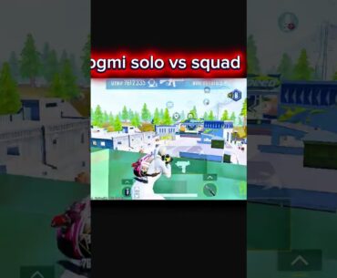 bgmi solo vs squad gameplay short video #slowed #bgmi #firstpersonshooter