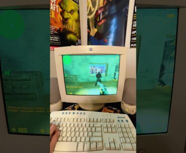 CS 1.5 Militia gameplay on my Pentium 4 PC setup #counterstrike #cs2 #pcgaming