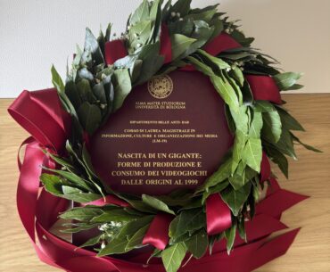 I graduated with a thesis on video games