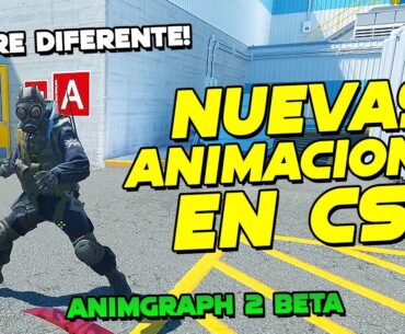 ¡NUEVAS ANIMACIONES EN COUNTER STRIKE 2! | Animgraph 2 Beta