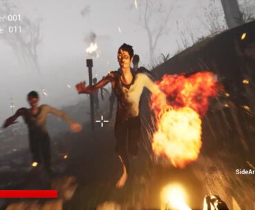 This is the Best Zombie FPS Game Ever!? | Mist of the Dead Part 1 (Logan Mansion Games)