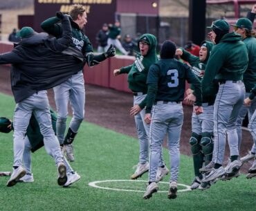 Randy Seymour runs the bases after his home run in the Crosstown Showdown