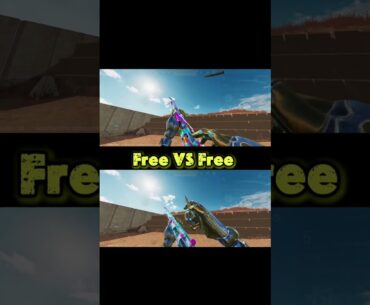 Kar98k Free VS Free #gaming #psdifference #codm #bloodstrike #zeroxfps #bs #fpsgames